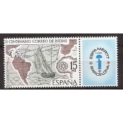 Sellos - Países - España - 2º Cent. (Series Completas) - Juan Carlos I - 1977 - 2437 - **