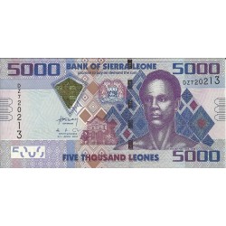 Billetes - Africa - Sierra leona - 032 - sc - Año 2010 - 5000 leones