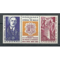 Andorra - Correo Francés - Series completas - ** - 1972 - 245/46