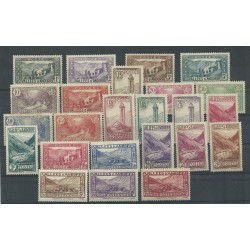 Andorra - Correo Francés - Series completas - ** - 1932 - 24/47 - Nuevos Fijasellos