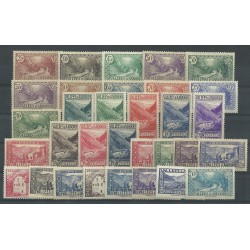 Andorra - Correo Francés - Series completas - ** - 1937/43 - 63/94 - Nuevos Fijasellos