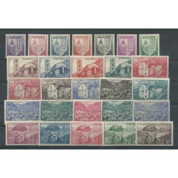 Andorra - Correo Francés - Series completas - ** - 1944/46 - 95/121 - Nuevos Fijasellos