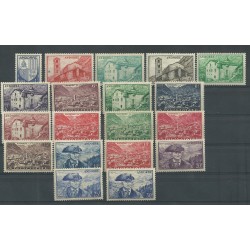 Andorra - Correo Francés - Series completas - ** - 1948/51 - 122/140 - Nuevos Fijaellos