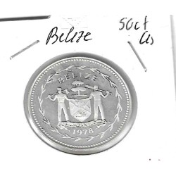 Monedas - America - Belize - 50a - 1978 - 50 ct - plata