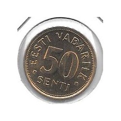 Monedas - Europa - Estonia - 24 - 1992 - 50 senti