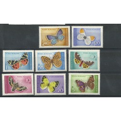 M - Mariposas - Rumania - ** - 2468/75