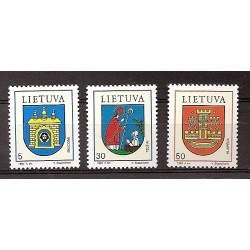 E - Escudos - Lituania - ** - 456/8