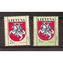 E - Escudos - Lituania - ** - 490/91