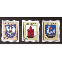 E - Escudos - Lituania - ** - 544/46