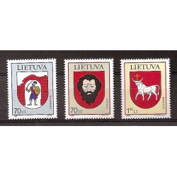 E - Escudos - Lituania - ** - 589/91