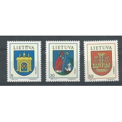 E - Escudos - Lituania - ** - 456/58