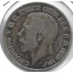 Monedas - Europa - Gran Bretaña - 818-1a - Año 1921 - 1/2 Corona