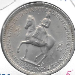 Monedas - Europa - Gran Bretaña - 894 - Año 1953 - Corona