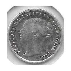 Monedas - Europa - Gran Bretaña - 730 - Año 1878 - 3 Pesetas