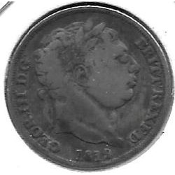 Monedas - Europa - Gran Bretaña - 665 - Año 1819 - 6 Penny