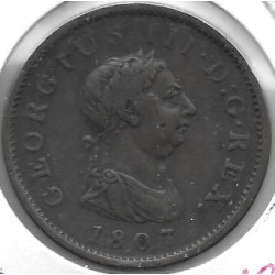 Monedas - Europa - Gran Bretaña - 663 - Año 1807 - Penny