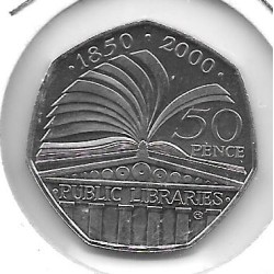 Monedas - Europa - Gran BretaÃ±a - 1004 - 2000 - 50 pence