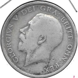 Monedas - Europa - Gran BretaÃ±a - 818.1 - 1915 - media corona - plata