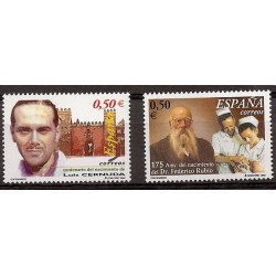 Sellos - Países - España - 2º Cent. (Series Completas) - Juan Carlos I - 2002 - 3894/95 - **