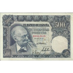 Billetes - España - Estado Español (1936 - 1975) - 500 ptas - 500 - 1 - ebc- - 15/11/1951 - B9863910