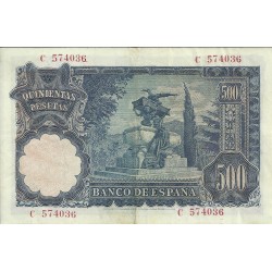 Billetes - España - Estado Español (1936 - 1975) - 500 ptas - 504 - mbc+ - 15/11/1951 - ref.C574036