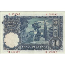 Billetes - España - Estado Español (1936 - 1975) - 500 ptas - 504 - ebc+ - 15/11/1951 - ref.555507