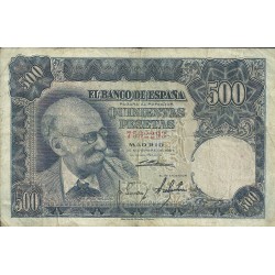 Billetes - España - Estado Español (1936 - 1975) - 500 ptas - 503 - mbc- - 15/11/1951 - ref.7532293