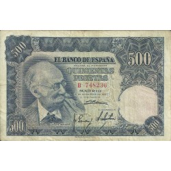 Billetes - España - Estado Español (1936 - 1975) - 500 ptas - 504 - bc+ - 15/11/1951 - ref.B748236