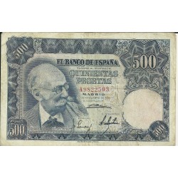 Billetes - España - Estado Español (1936 - 1975) - 500 ptas - 504 - bc+ - 15/11/1951 - ref.A9822503