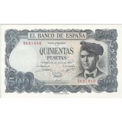 Billetes - España - Estado Español (1936 - 1975) - 500 ptas - 507 - sc - ss - 23/07/1971 - ref:3697480