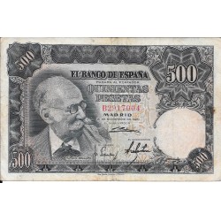 Billetes - España - Estado Español (1936 - 1975) - 500 ptas - 504 - MBC- - Año 1951 - Noviembre - num ref: B2917004