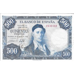 Billetes - EspaÃ±a - Estado EspaÃ±ol (1936 - 1975) - 500 ptas - 505 - mbc- - sin serie - Num.ref: 2132312