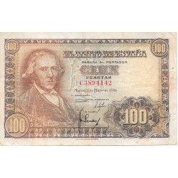 Billetes - EspaÃ±a - Estado EspaÃ±ol (1936 - 1975) - 100 ptas - 490 - MBC - 1948 - num ref:C3894142