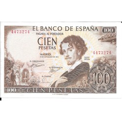 Billetes - EspaÃ±a - Estado EspaÃ±ol (1936 - 1975) - 100 ptas - 493 - ebc+ - 1965 - num. ref: 4473274