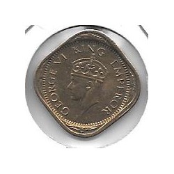 Monedas - Europa - Gran bretaña (India Británica) - 534b.2 - Año 1944 - 0.5 anna