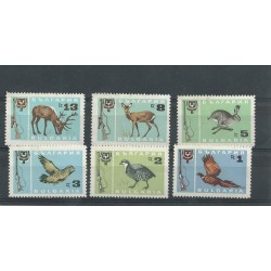 F - Fauna - 1483/88  - Bulgaria - ** - Año 1967