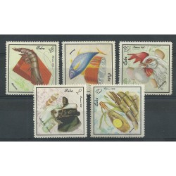 F - Fauna - 1212/16 - Cuba - ** - Año 1968