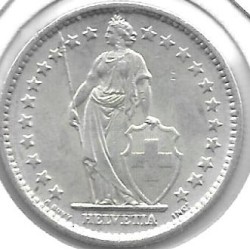 Monedas - Europa - Suiza - 21 - Año 1967 - 2 Francos