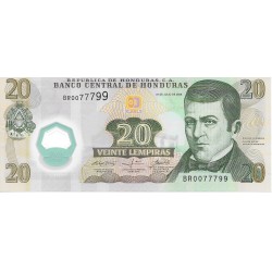 Billetes - America - Honduras - 93 - S/C - Año 2008 - 20 Lempiras - num ref: BR0077799