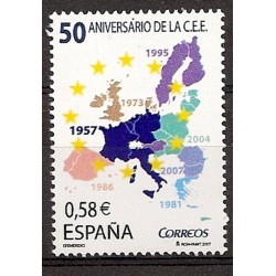 Sellos - Países - España - 2º Cent. (Series Completas) - Juan Carlos I - 2007 - 4319 - **