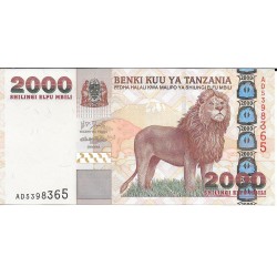 Billetes - Africa - Tanzania - 37a - sc - 2003 - 2000 shilngi - num.ref: AD5398365