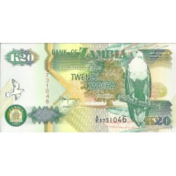 Billetes - Africa - Zambia - 036 - sc -  - sc - Año 1992 - 20 kwacha