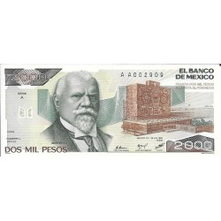 Billetes - America - Mexico - 82a - SC - 1983 - 2000 pesos - ref:AA002909