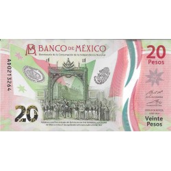 Billetes - America - Mexico -  - sc - 2021 - 20 pesos - num.ref: 0213264