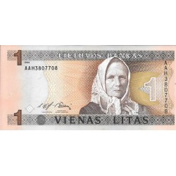 Billetes - Europa - Lituania - 53 - SC - Año 1994 - 1 vienas litas