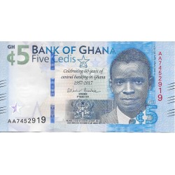 Billetes - Africa - Ghana - S/C - Año 2017 - 5 Cedis - num ref: AA7452919