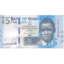 Billetes - Africa - Ghana -  - S/C - 2017 - 5 Cedis - num ref:8720276