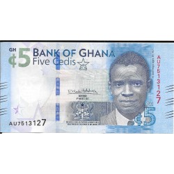 Billetes - Africa - Ghana - 44 - sc - 2017 - 5 cedis - Num.ref: AU7513127