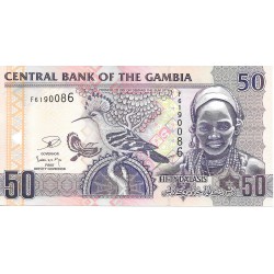 Billetes - Africa - Gambia - 28 - S/C - 2006 - 50 Dalasis - num ref:F6190086