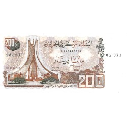 Billetes - Africa - Argelia - 135 - MBC+ - 1983 - 200 Dinar - num ref:28627